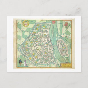 Kaart van Maastricht, van "Civitates Orbis Terraru