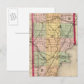 Kaart van Macomb County, Michigan (Voorkant / Achterkant)