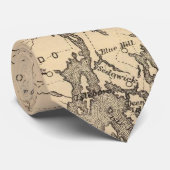  kaart van Maine (1894) Stropdas (Opgerold)