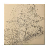 kaart van Maine (1894) Tegeltje (Voorkant)