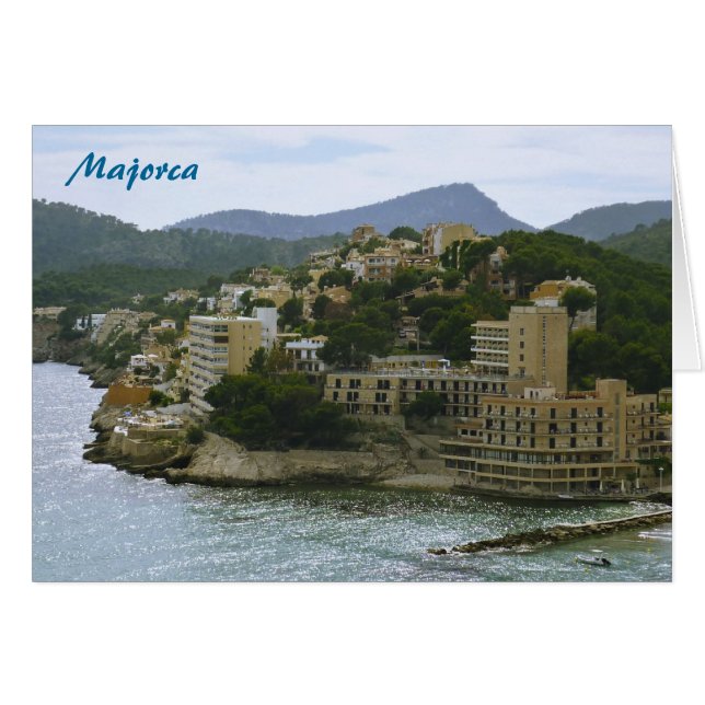 Kaart van Majorca (Voorkant Horizontaal)