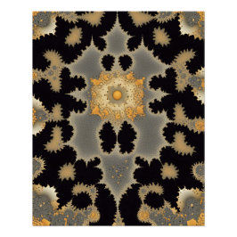 Kaart van Mandlebrot Caverns Perfect Poster