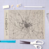 Kaart van Marion County 2 Tissuepapier (Craft)