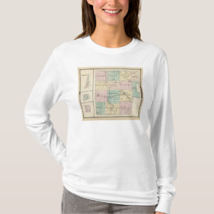 Kaart van Marquette County & Westfield T-shirt