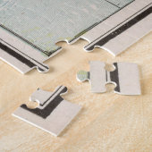  kaart van Marseille Frankrijk (1901) Legpuzzel (Zijkant)