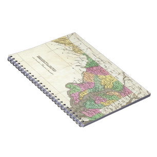 kaart van Maryland (1827) Notitieboek