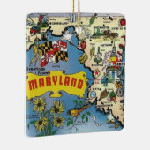 Kaart van  Maryland Keramisch Ornament (Rechts)