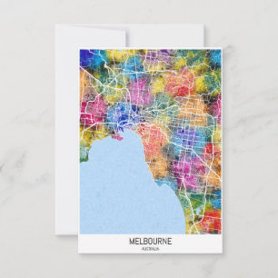 Kaart van Melbourne Australia