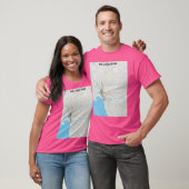 Kaart van Melbourne Transit T-shirt (Unisex)