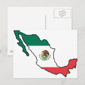 kaart van Mexico (Voorkant / Achterkant)