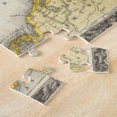 Kaart van Mexico, Midden-Amerika Legpuzzel (Zijkant)