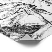 Kaart van Mexico Poster (Hoek)