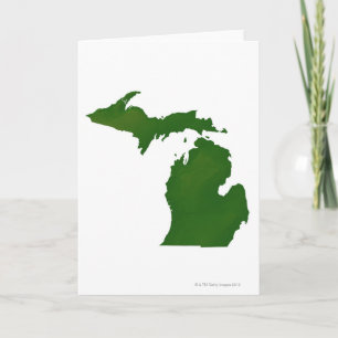 Kaart van Michigan