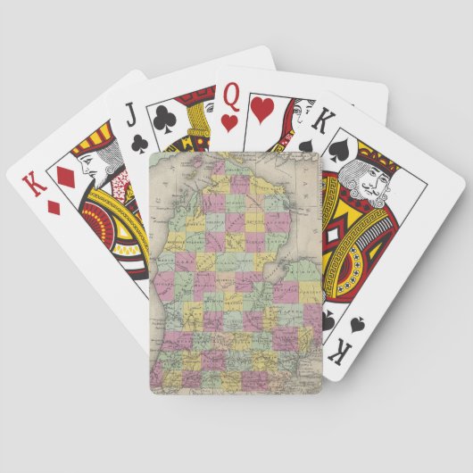  kaart van Michigan (1853) (Achterkant)