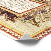 Kaart van Midden- en Zuid-Amerika Poster (Hoek)