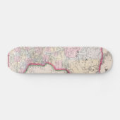 kaart van Minnesota (1864) Skateboard (Horizontaal)