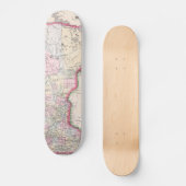 kaart van Minnesota (1864) Skateboard (Voorkant)