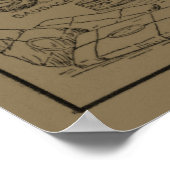  kaart van Missouri (1912) - Tan Poster (Hoek)