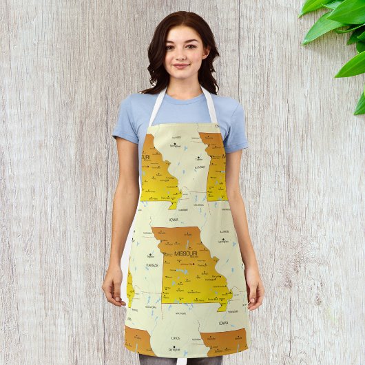 Kaart van Missouri Schort