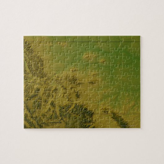 Kaart van Montana Legpuzzel (Horizontaal)