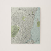 kaart van Montreal (1901) Legpuzzel (Verticaal)