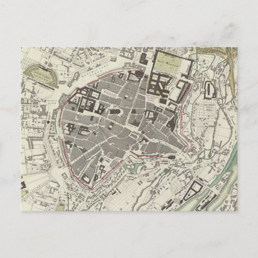  kaart van München Duitsland (1832) (Voorkant)