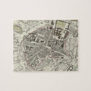 kaart van München Duitsland (1832) Legpuzzel