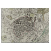  kaart van München Duitsland (1832) Snijplank (Voorkant)