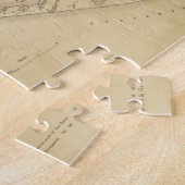  kaart van Nantucket (1838) Legpuzzel (Zijkant)