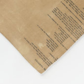 kaart van Nantucket (1869) Fleece Deken (Hoek)