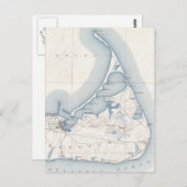  kaart van Nantucket (1919) (Voorkant / Achterkant)