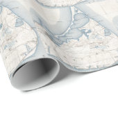 kaart van Nantucket (1919) Cadeaupapier (Rol Hoek)