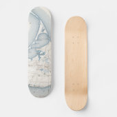 kaart van Nantucket (1919) Skateboard (Voorkant)