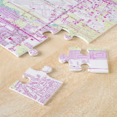  kaart van Napels Florida (1958) Legpuzzel (Zijkant)