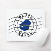 Kaart van Nauru, poststempel Muismat (Met muis)