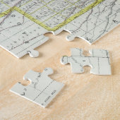  kaart van Nebraska (1889) Legpuzzel (Zijkant)