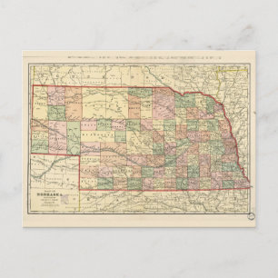 Kaart van Nebraska (1902)