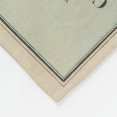  kaart van Neder-Manhattan (1776) Fleece Deken (Hoek)