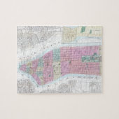  kaart van Neder-Manhattan (1865) Legpuzzel (Horizontaal)