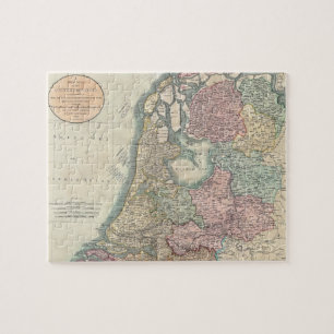  kaart van Nederland (1799) Legpuzzel