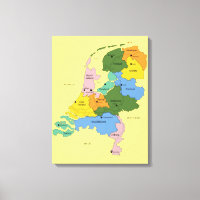 Kaart van Nederland