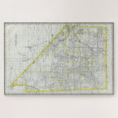  kaart van Nevada (1889) Legpuzzel (Horizontaal)