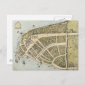  kaart van New Amsterdam (1660) (Voorkant / Achterkant)