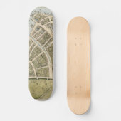  kaart van New Amsterdam (1660) Skateboard (Voorkant)