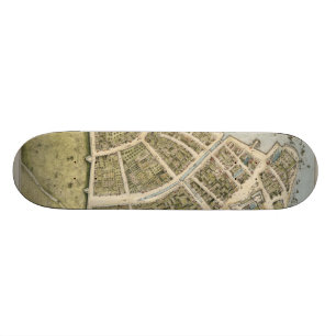 kaart van New Amsterdam (1660) Skateboard