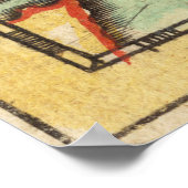 kaart van New England & Long Island (1703) Poster (Hoek)