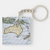 Kaart van New Holland Sleutelhanger (Achterkant)