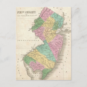 kaart van New Jersey (1827)