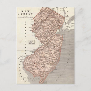  kaart van New Jersey (1845)