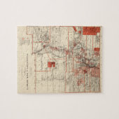  kaart van New Mexico (1882) Legpuzzel (Horizontaal)